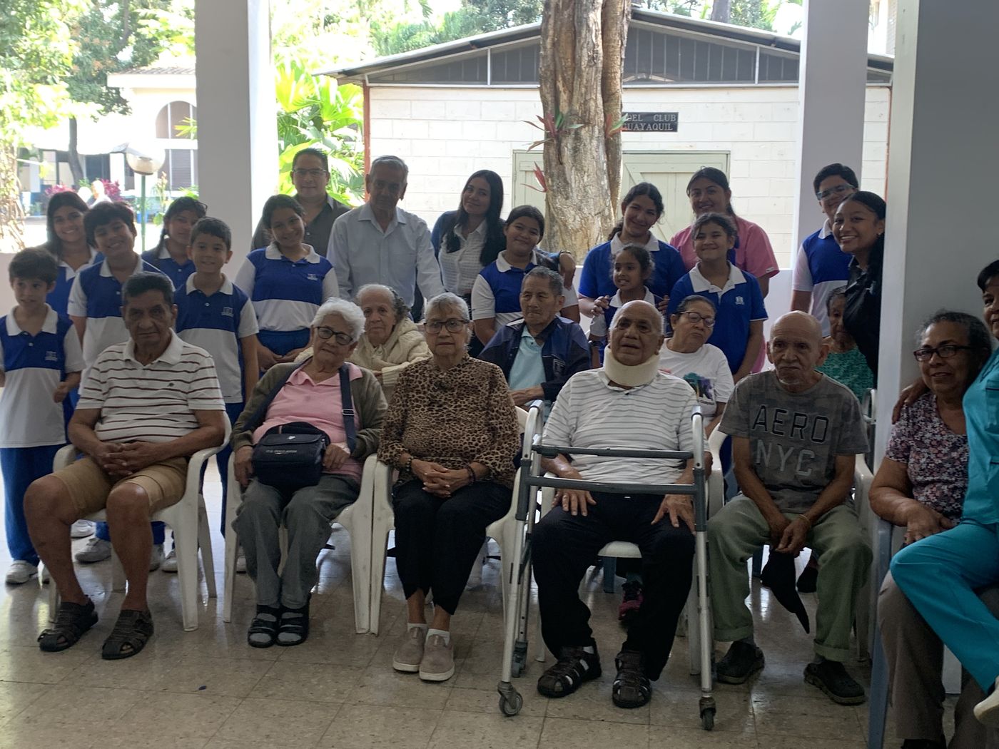 Sapphire Community visiting older adults